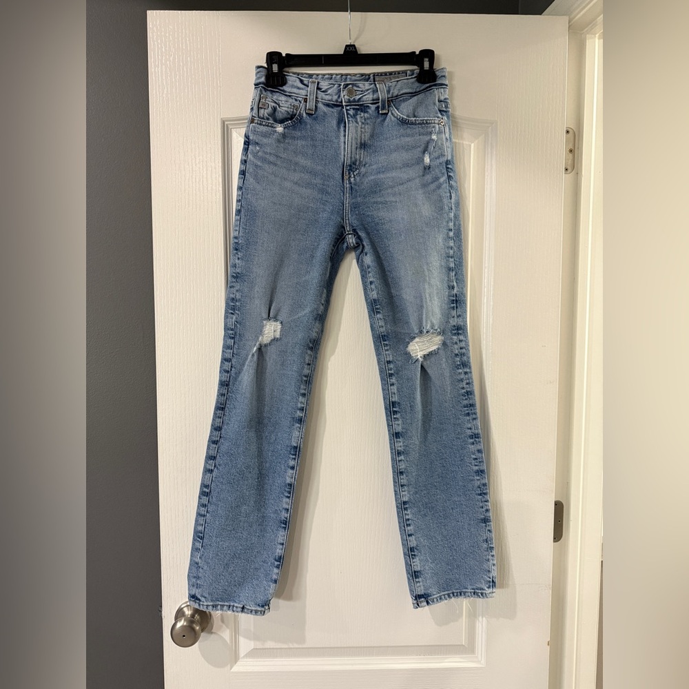 AG‎ Adriano Goldschmied Women’s Saige High Rise Straight Jeans Size 25